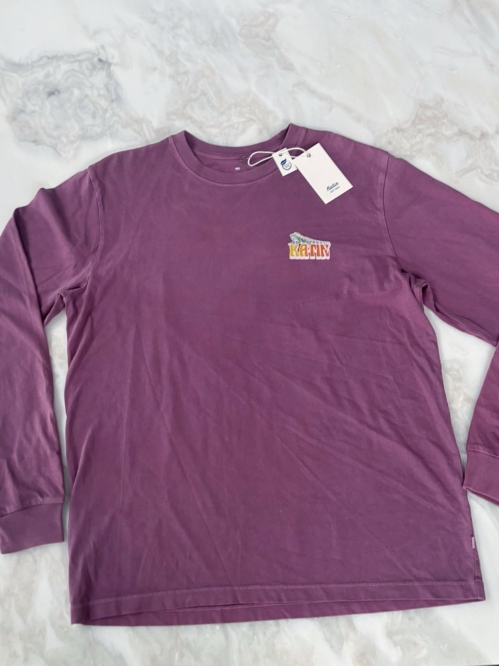 Katin Orlando LS Tee Men’s Size Medium New Purple Logo
